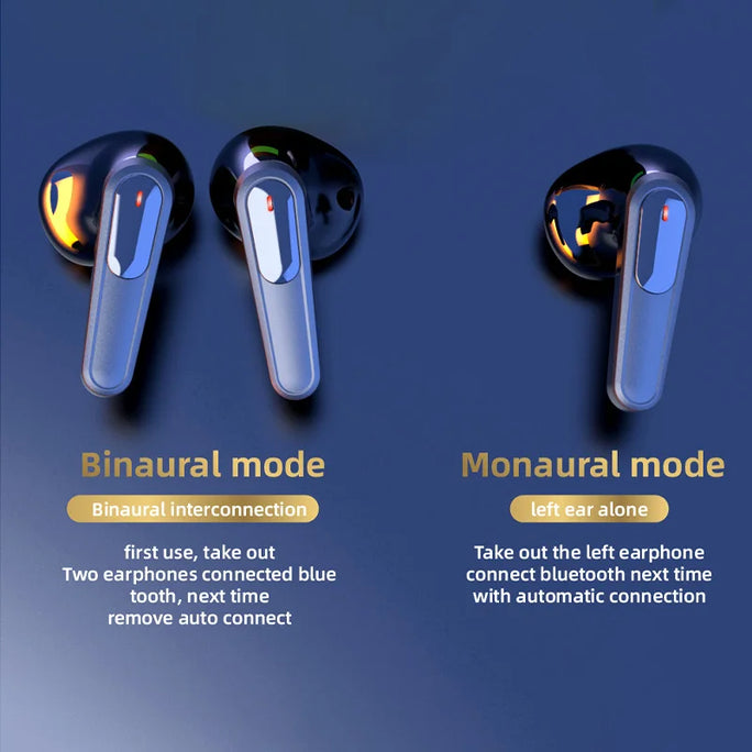 TWS Pro60 Wireless Earbuds – Noise Cancelling Bluetooth Headphones with Mic