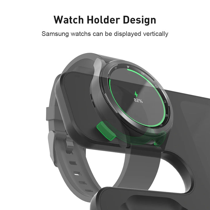 Fast Wireless Charger Stand – Phone, Watch & Buds