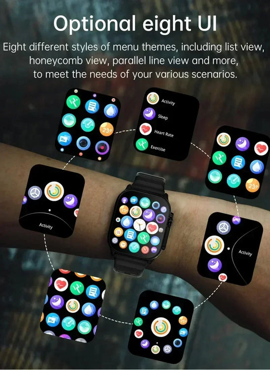 T800 Ultra Smartwatch – Bluetooth Calls, Music & Fitness for Android/iOS