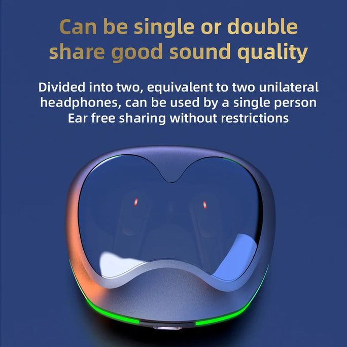 TWS Pro60 Wireless Earbuds – Noise Cancelling Bluetooth Headphones with Mic