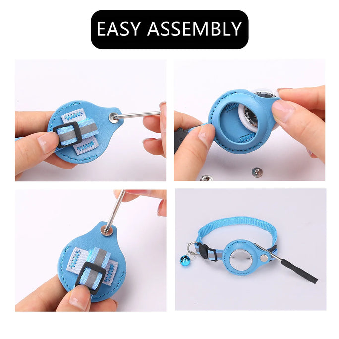 Airtag Collar for Cats & Dogs - Anti-Lost Tracker Case