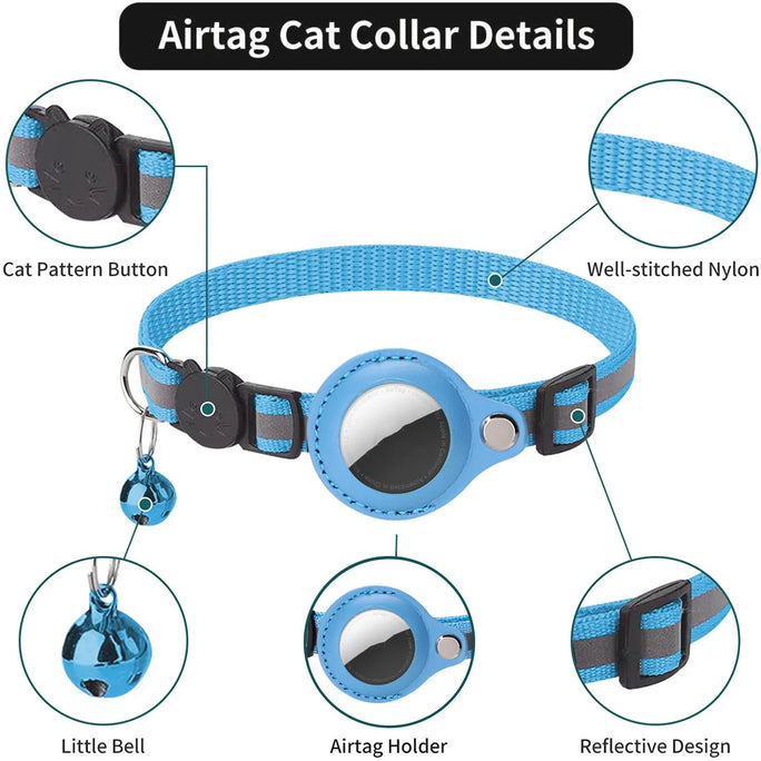 Airtag Collar for Cats & Dogs - Anti-Lost Tracker Case